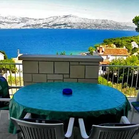 Daire In With Sea View, Terrace, Air Conditioning, Wifi 5124-1 Postira